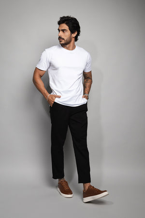 Camiseta  Masculina de Malha Branco  | Loft 1404 320005