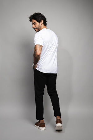 Camiseta  Masculina de Malha Branco  | Loft 1404 320005