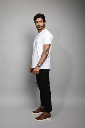 Camiseta  Masculina de Malha Branco  | Loft 1404 320005