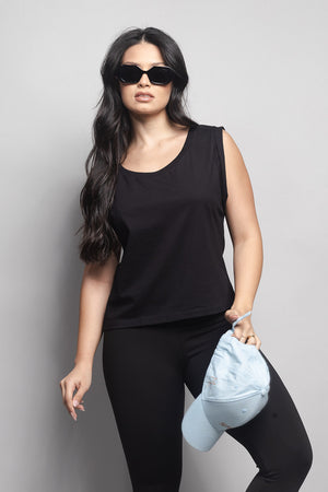 T-Shirt Loft 1404 Decote Canoa 60157 Preto