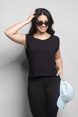 T-Shirt Loft 1404 Decote Canoa 60157 Preto