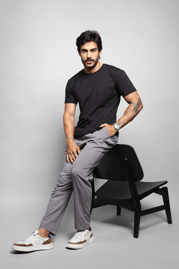 Camiseta Masculina de Malha Preto | Loft 1404: 320005