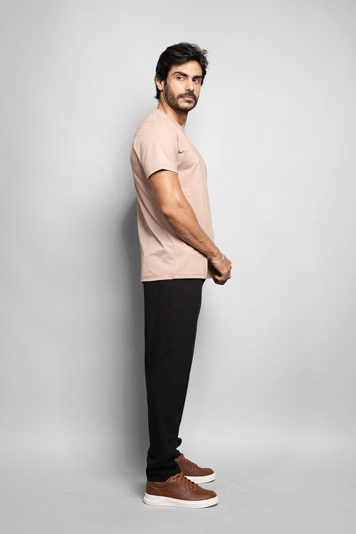 Camiseta Masculina de Malha Café | Loft 1404 320005