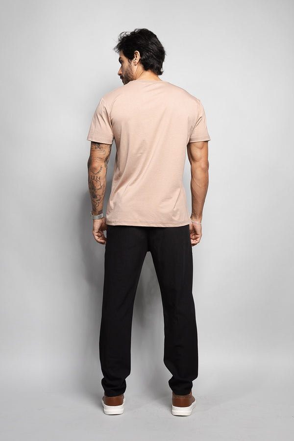 Camiseta Masculina de Malha Café | Loft 1404 320005