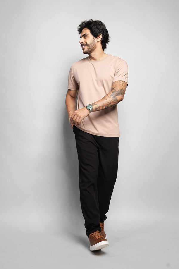 Camiseta Masculina de Malha Café | Loft 1404 320005