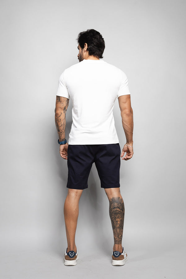 Camiseta Masculina Decote V 320008 Off White