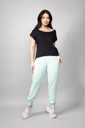 Camiseta Loft 1404 – Corte a Fio a Decote Canoa 20669 Preto