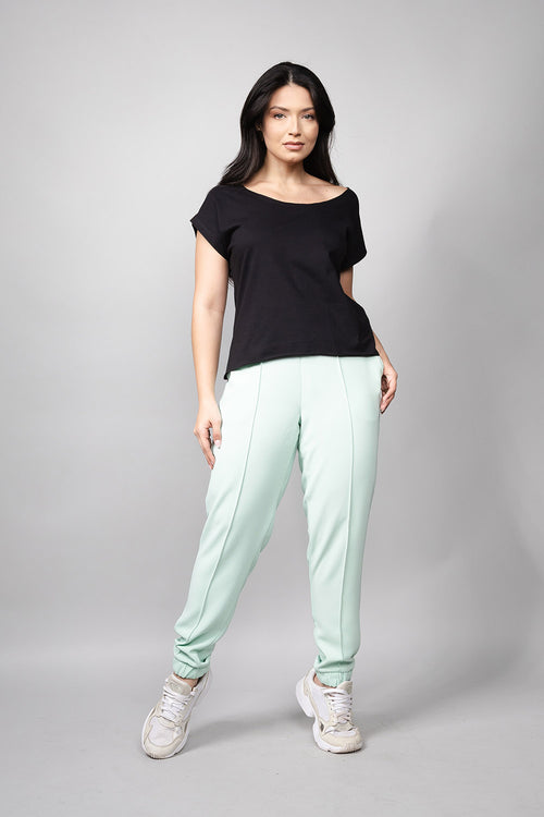 Camiseta Loft 1404 – Corte a Fio a Decote Canoa 20669 Preto