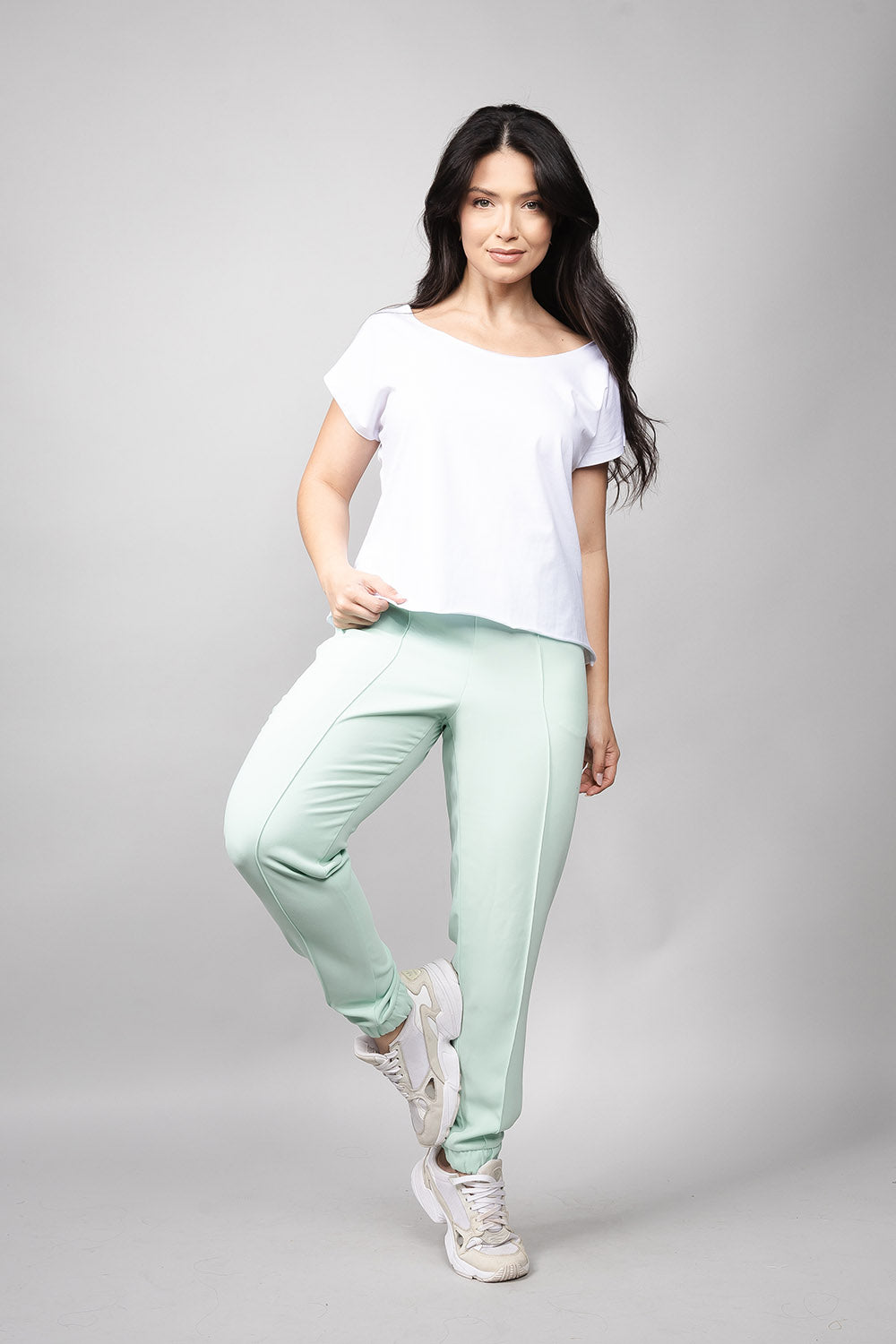 Camiseta Loft 1404 – Corte a Fio a Decote Canoa 20669 Branco