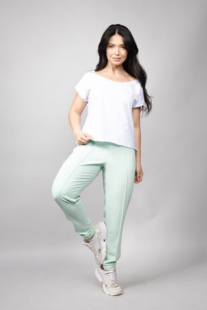 Camiseta Loft 1404 – Corte a Fio a Decote Canoa 20669 Branco