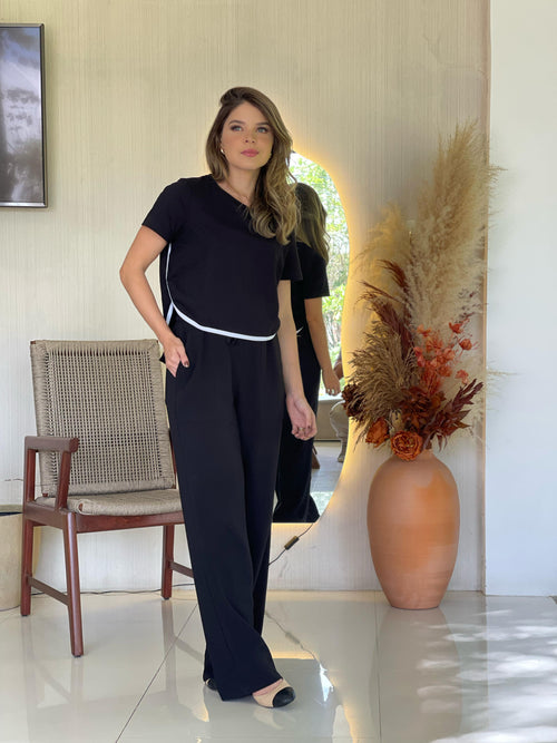 T-Shirt Cropped Loft 1404 Viés 18020PT