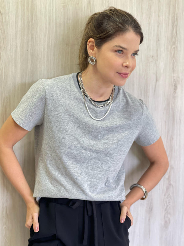 T-Shirt Loft 1404 Gola Careca 20654